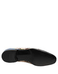 Dolce & Gabbana Multicolor Sequin Embroidered Loafers Shoes
