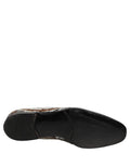 Dolce & Gabbana Weiße Loafer aus Goldpailletten zum Hineinschlüpfen
