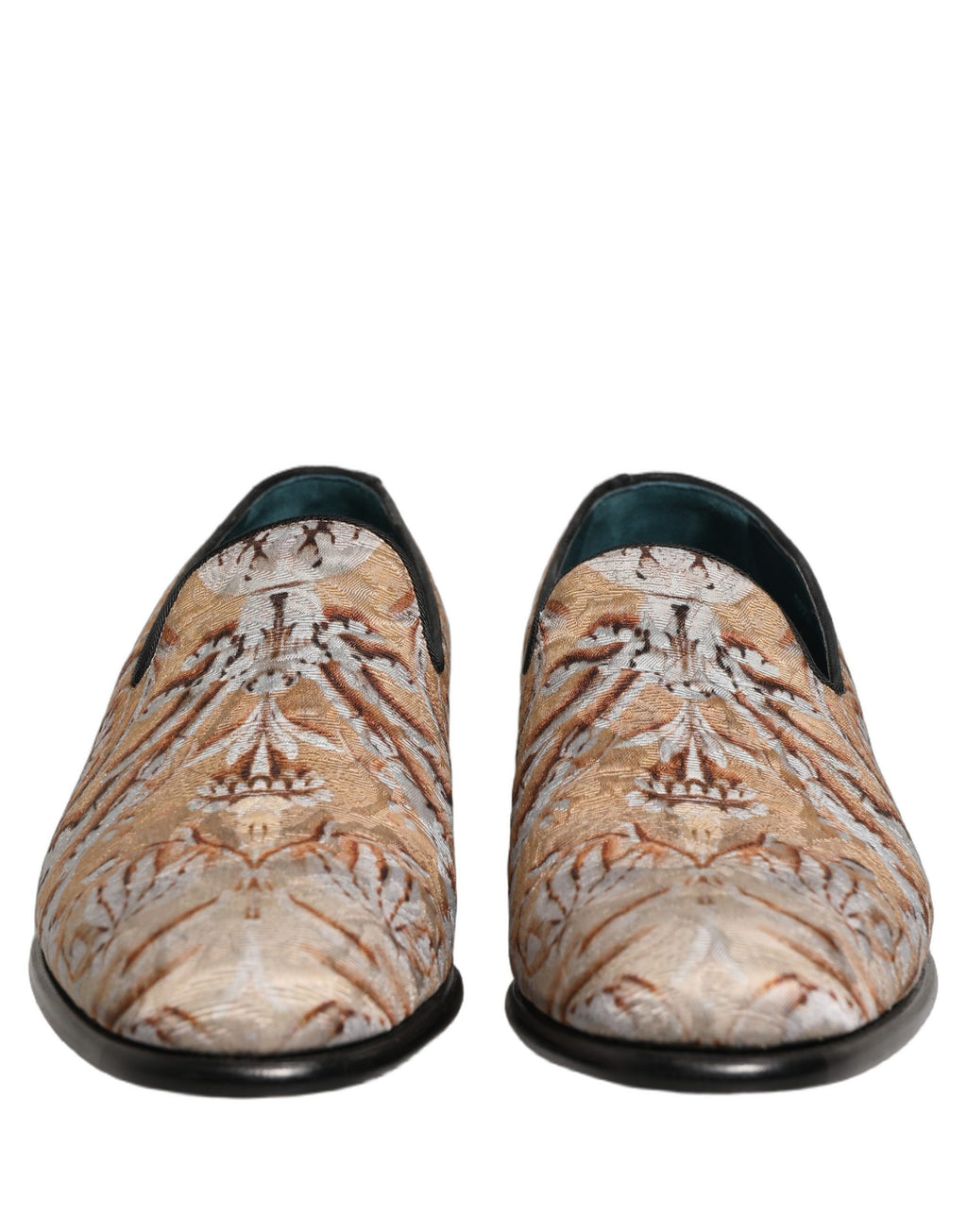 Dolce & Gabbana Goldbrokat-Loafer im Barockstil für Herren