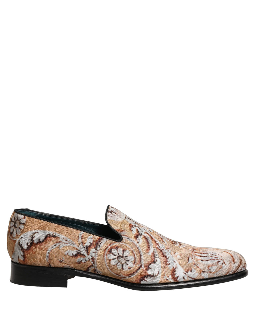 Dolce & Gabbana Goldbrokat-Loafer im Barockstil für Herren
