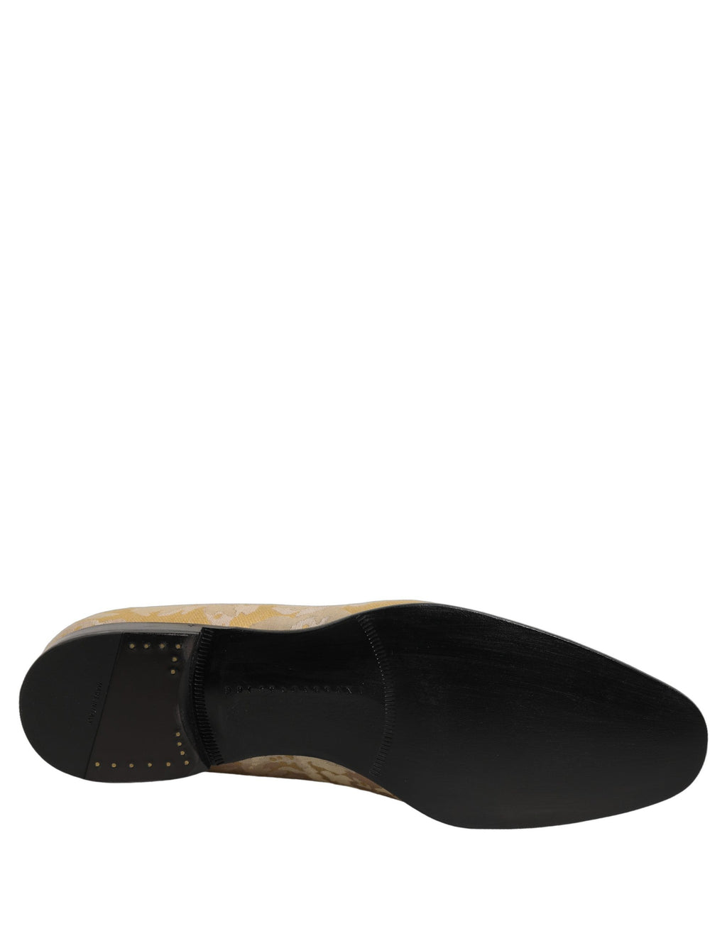 Dolce & Gabbana Loafer-Schuhe aus Jacquard mit Gold-Blumenprint für Herren