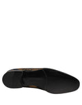 Dolce & Gabbana Blaue Brokat-Slipper für Herren