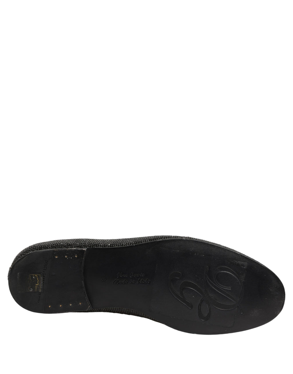 Dolce & Gabbana Schwarze Loafer mit Kristallverzierung für Herren