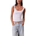Calvin Klein Jeans Weiße Baumwoll-Tanktops