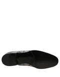 Dolce & Gabbana Multicolor Velvet Baroque Loafer-Pumps