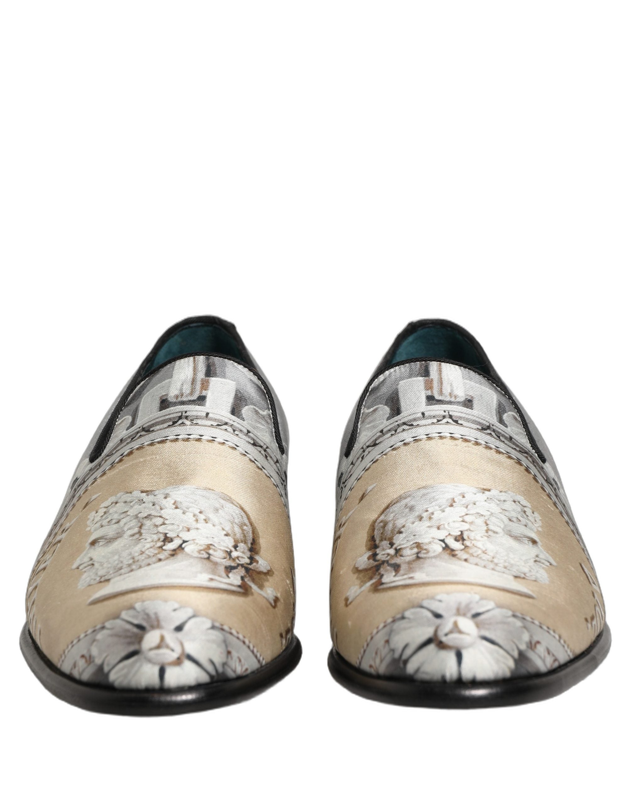 Dolce & Gabbana Mehrfarbige Loafer mit römischem Motiv