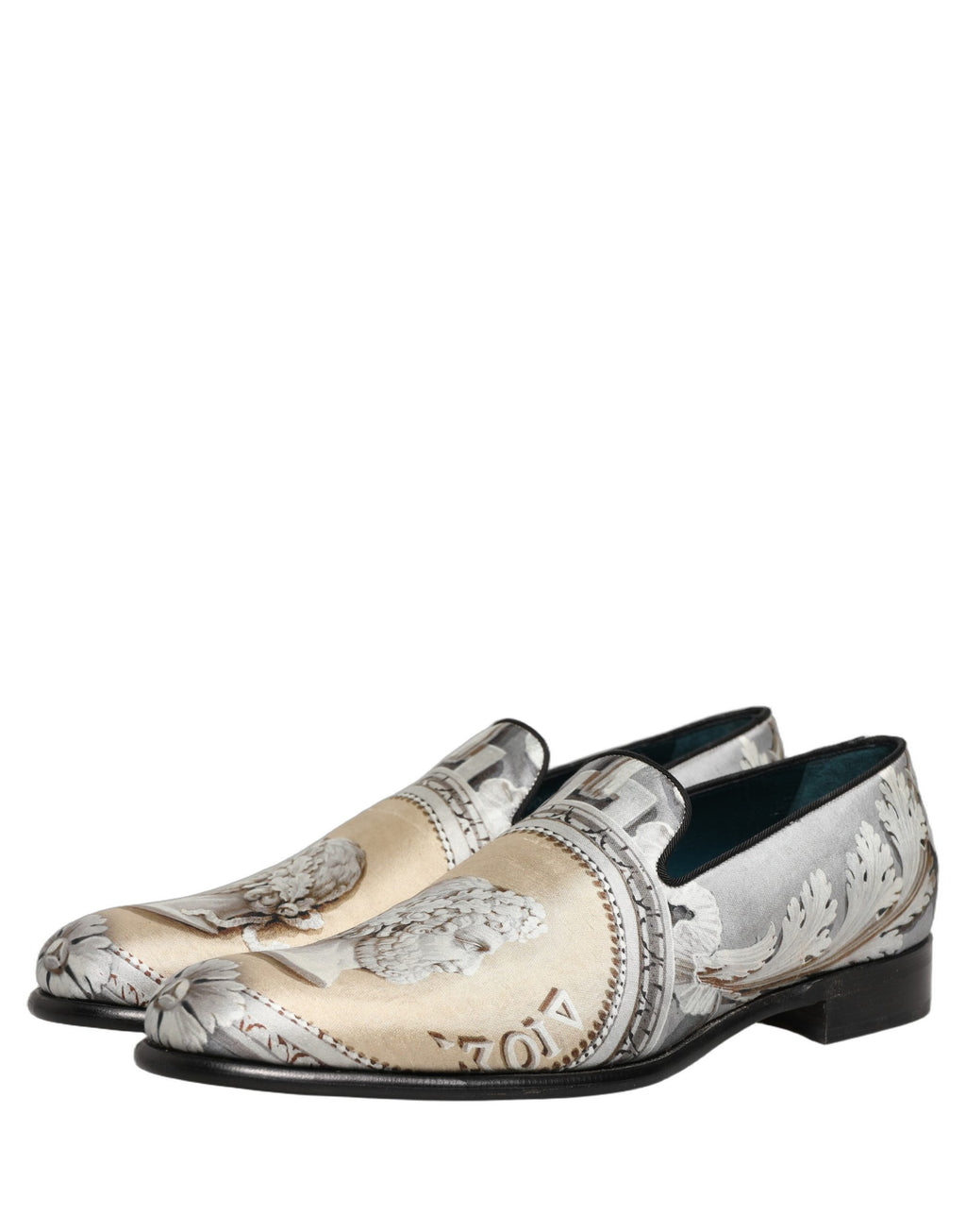 Dolce & Gabbana Mehrfarbige Loafer mit römischem Motiv