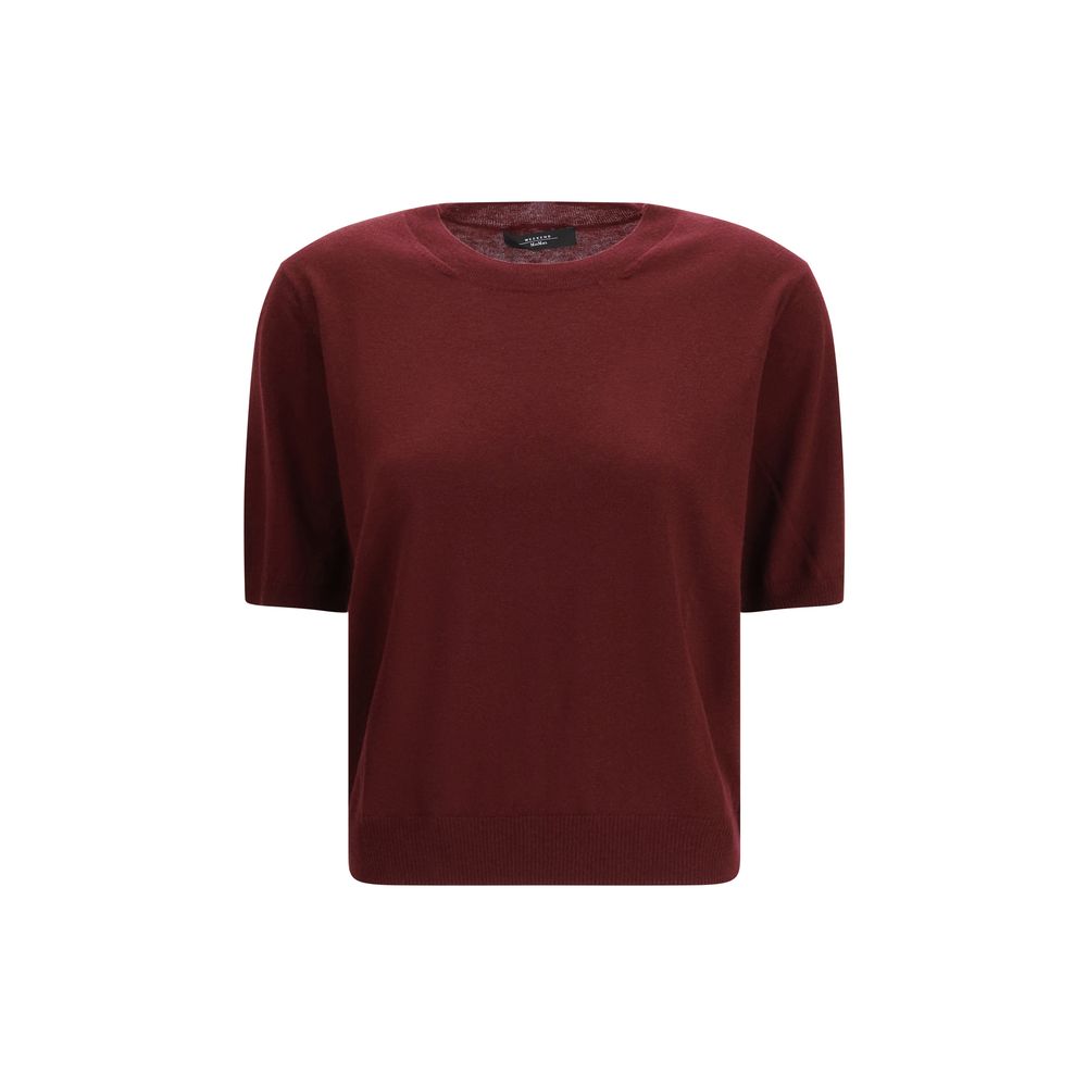 Max Mara Bordeaux Wool Oves Aries T-Shirt