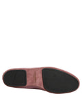 Dolce & Gabbana Pink Velvet Slip On Men Flats Loafers Shoes