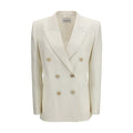 Givenchy Weiße Jacke aus Wolle Ovis Aries