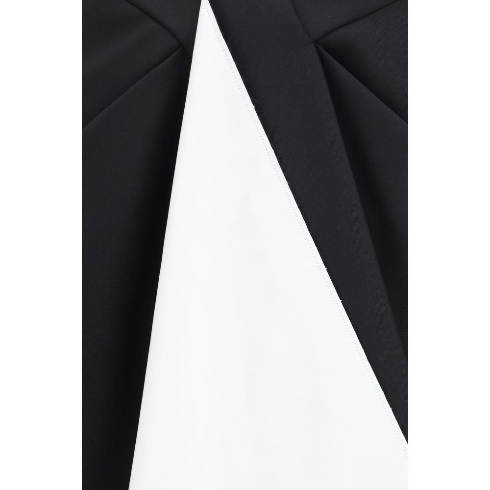 Givenchy Schwarzer Oves Aries Wollrock Midi