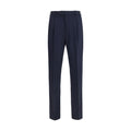 PT Torino Blaue Hose aus Wolle Oves Aries