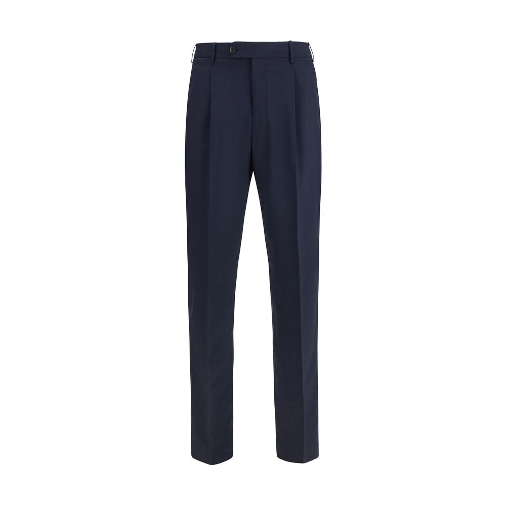 PT Torino Blaue Hose aus Wolle Oves Aries