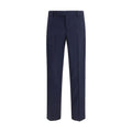 Fendi Blaue Hose aus Wolle Oves Aries