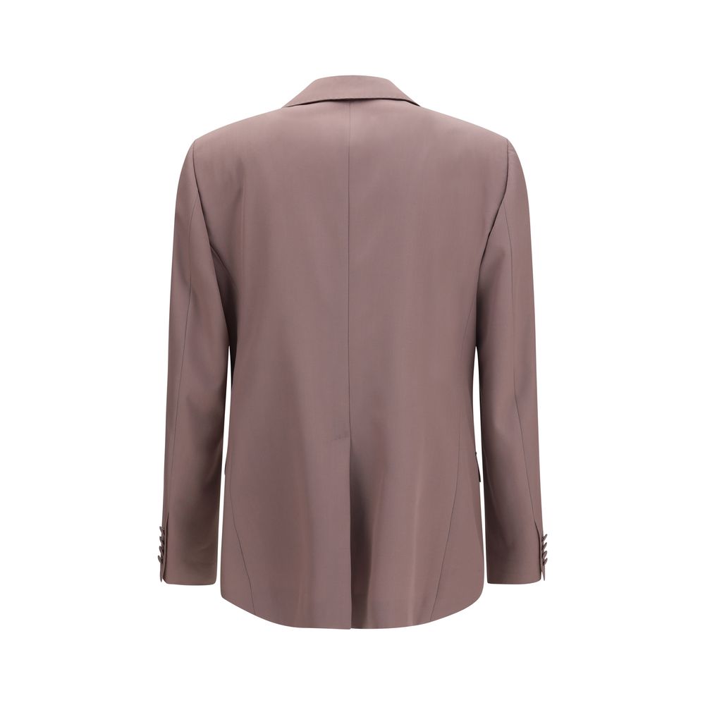 Dolce & Gabbana Braune Lammwolljacke Aries