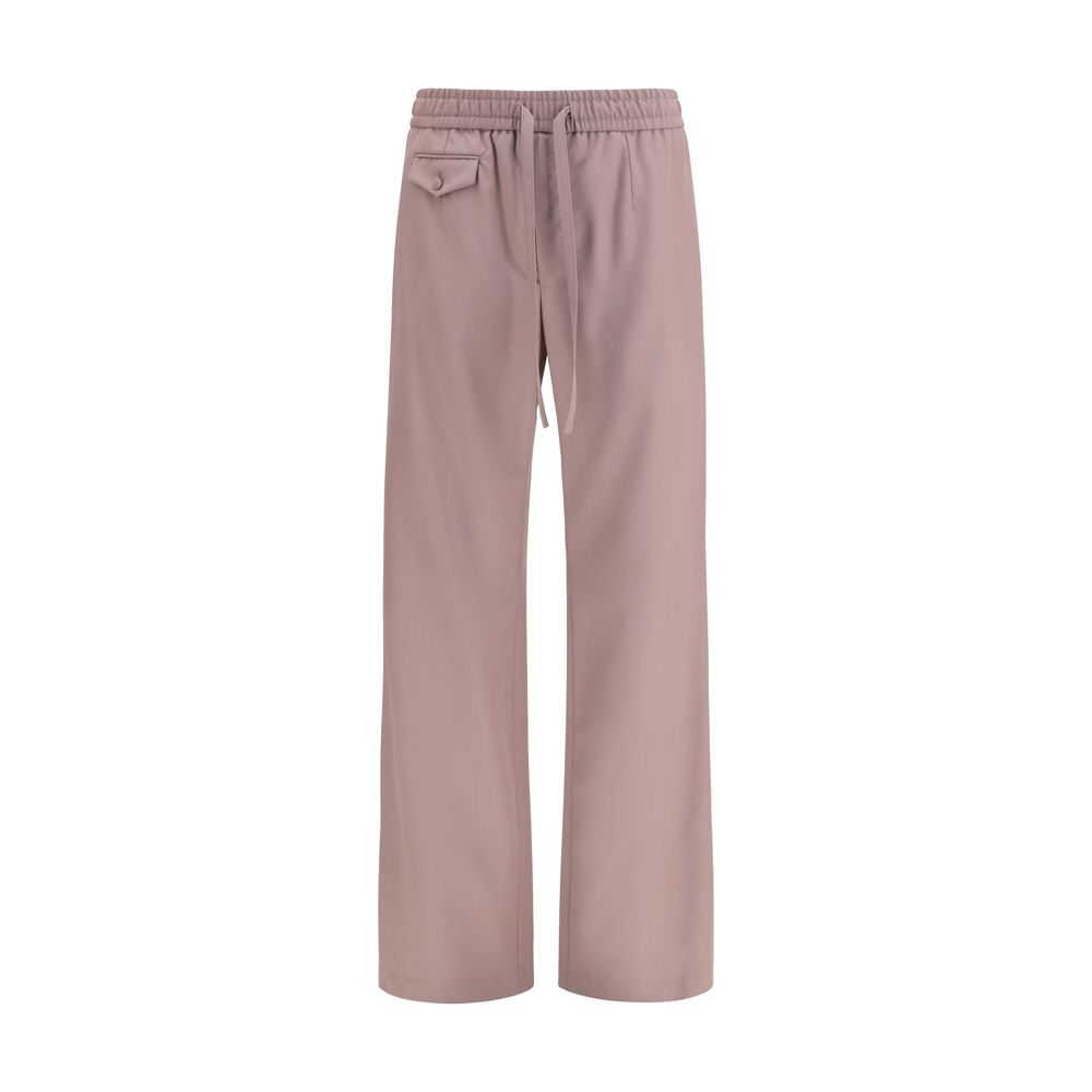 Dolce & Gabbana Braune Jogginghose aus Wolle Ovis Aries (Trainingshose)