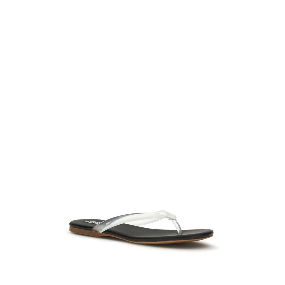 Senso Schwarze Gummi-Flip-Flops