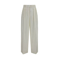 Calvin Klein Weiße Wollhose Oves Aries Casual Pants