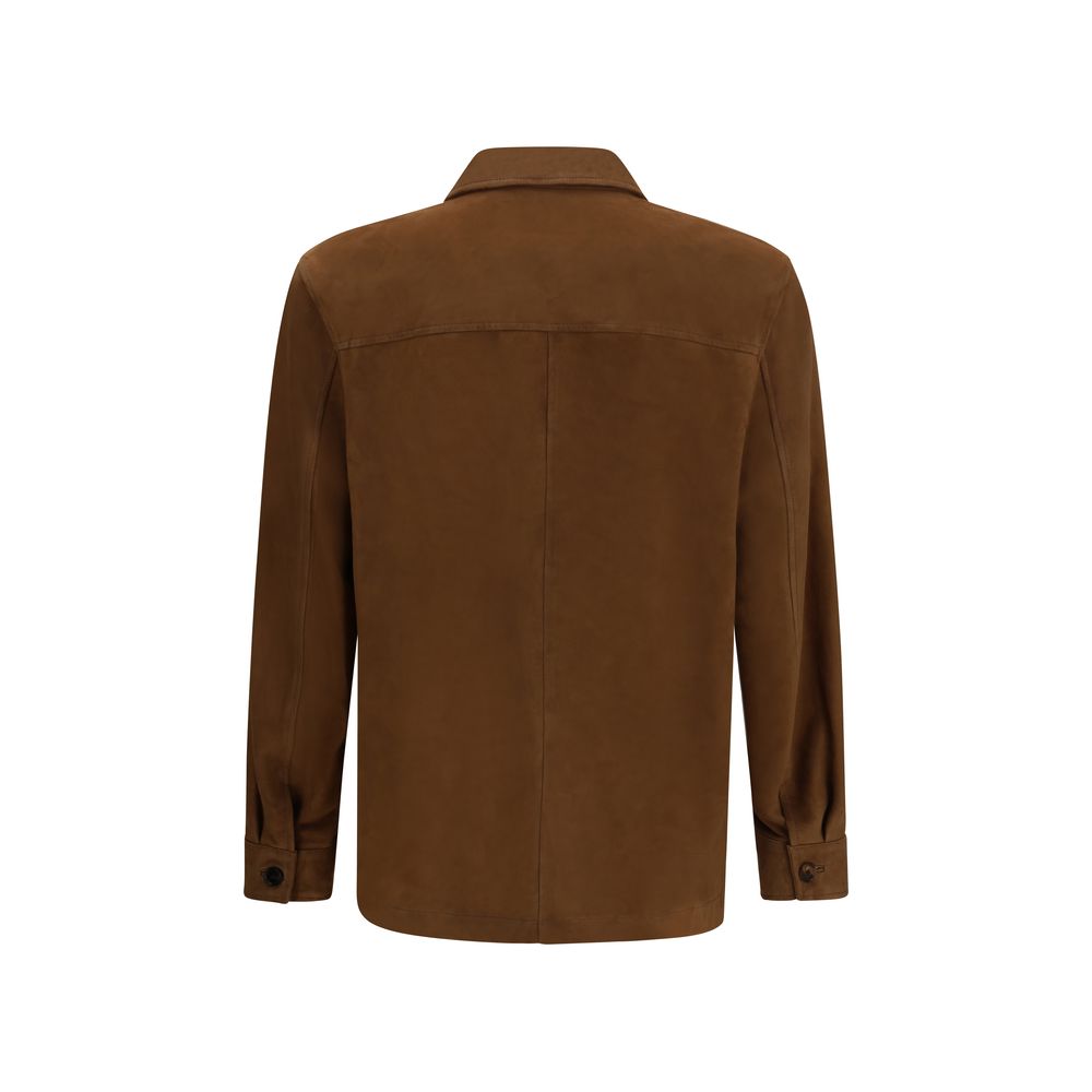 Umit Benan Braune Lammlederjacke Ovis Aries Aries