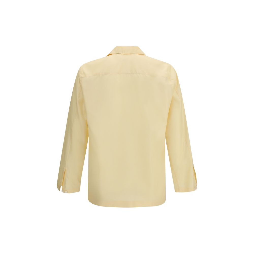 Umit Benan Zweifarbige Seidenbluse
