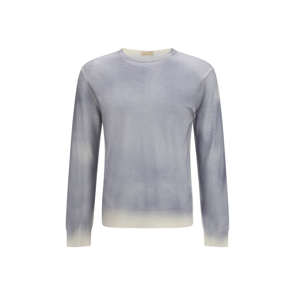 Aragona Cashmere Grauer Oves Aries Wollpullover