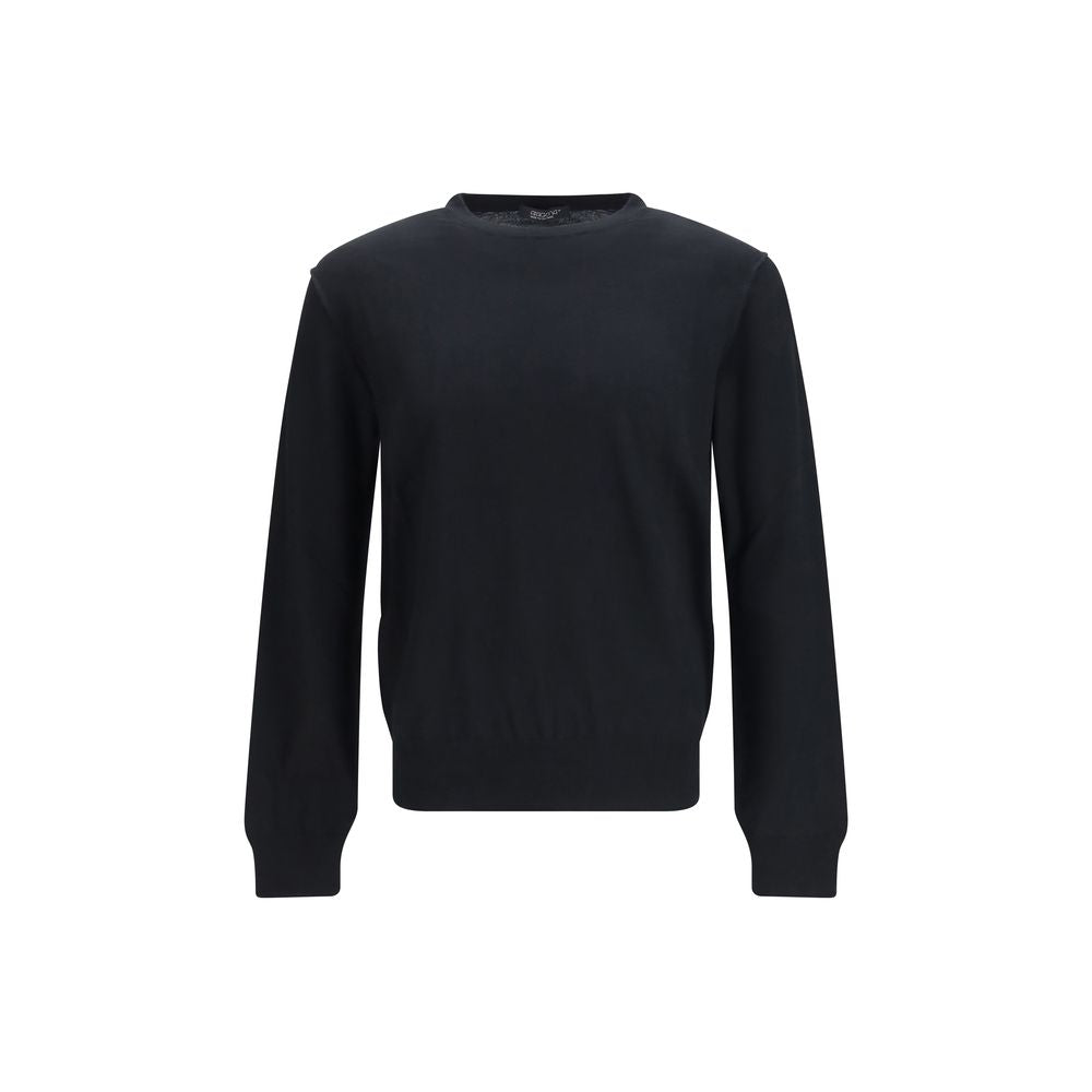 Aragona Cashmere Pullover aus Wolle Oves Aries in Schwarz