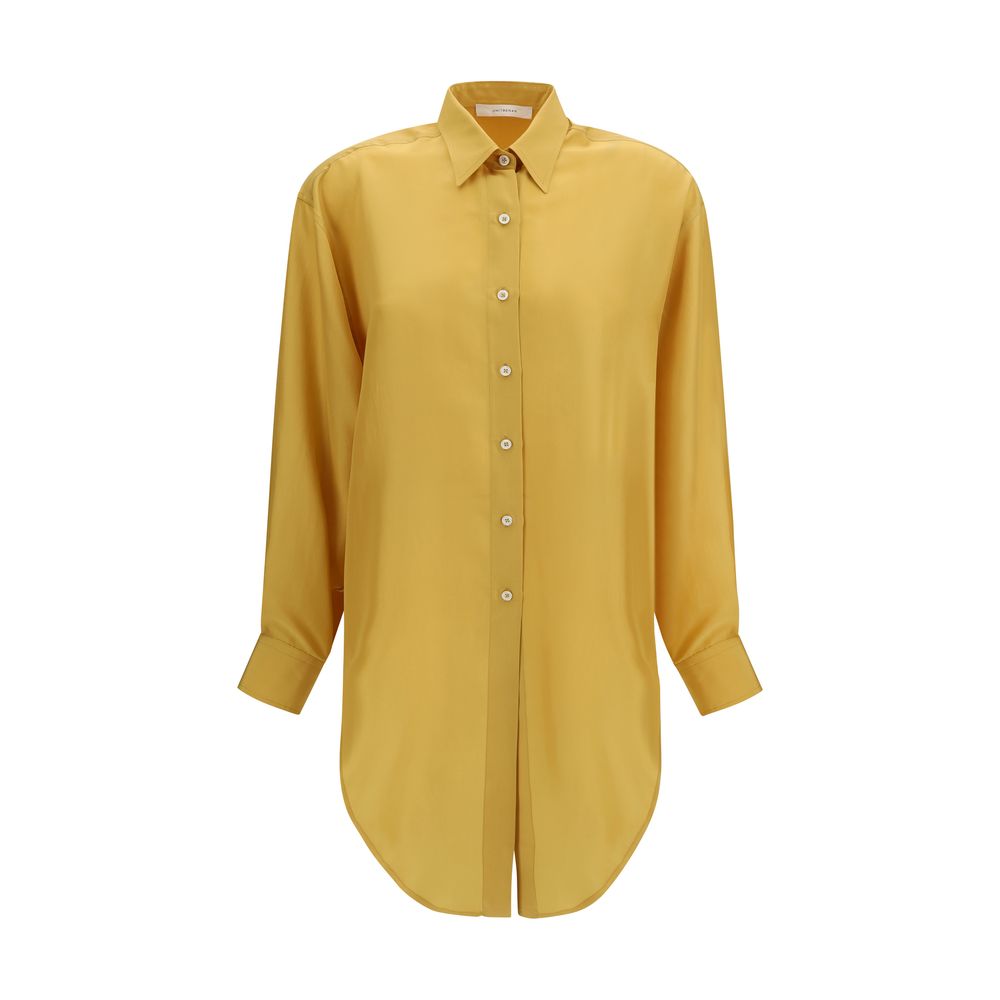 Umit Benan Seidenbluse in Gold