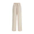 Umit Benan Multicolor Silk Casual Pants