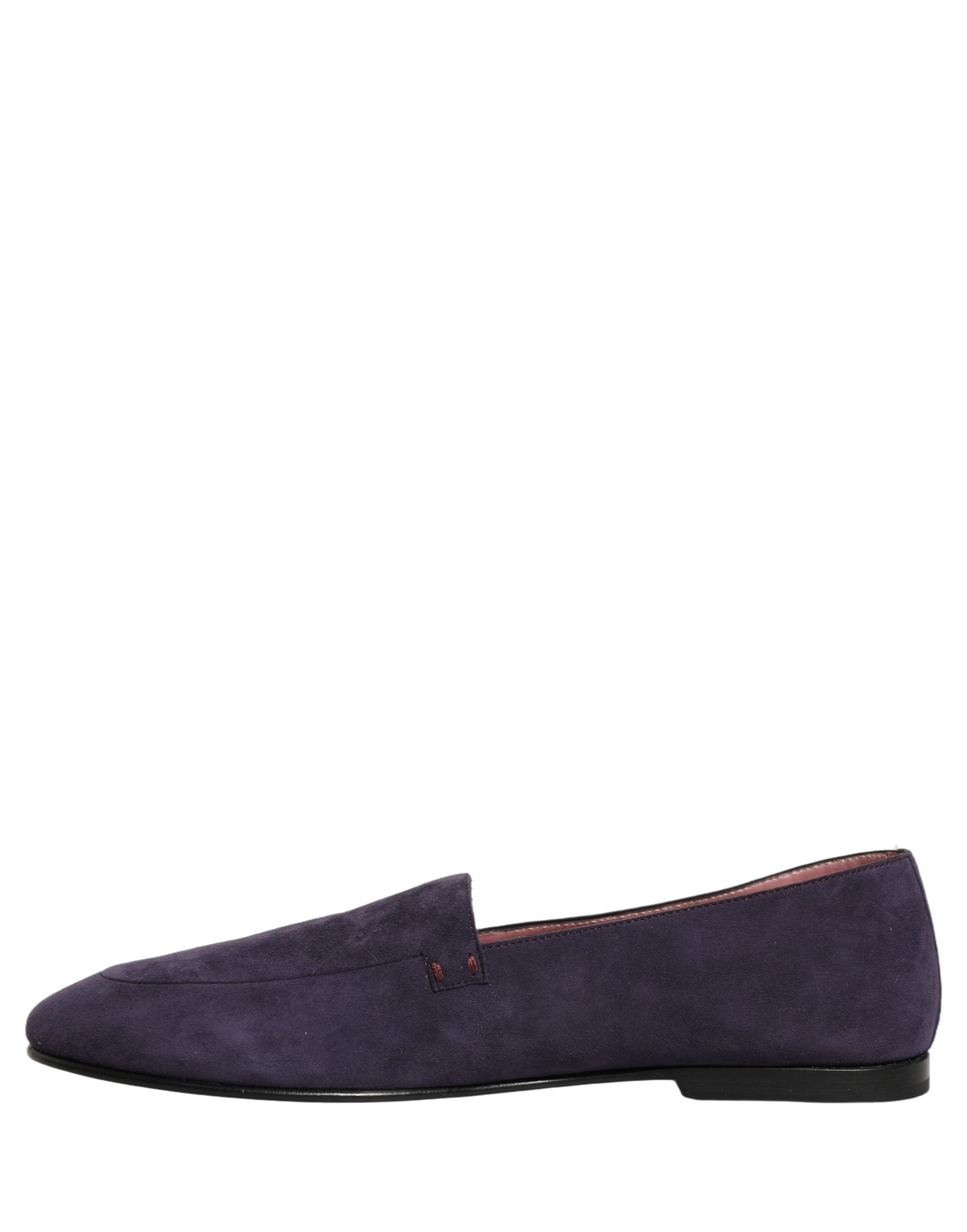Dolce & Gabbana Violette Samt Loafer-Slipper für Herren