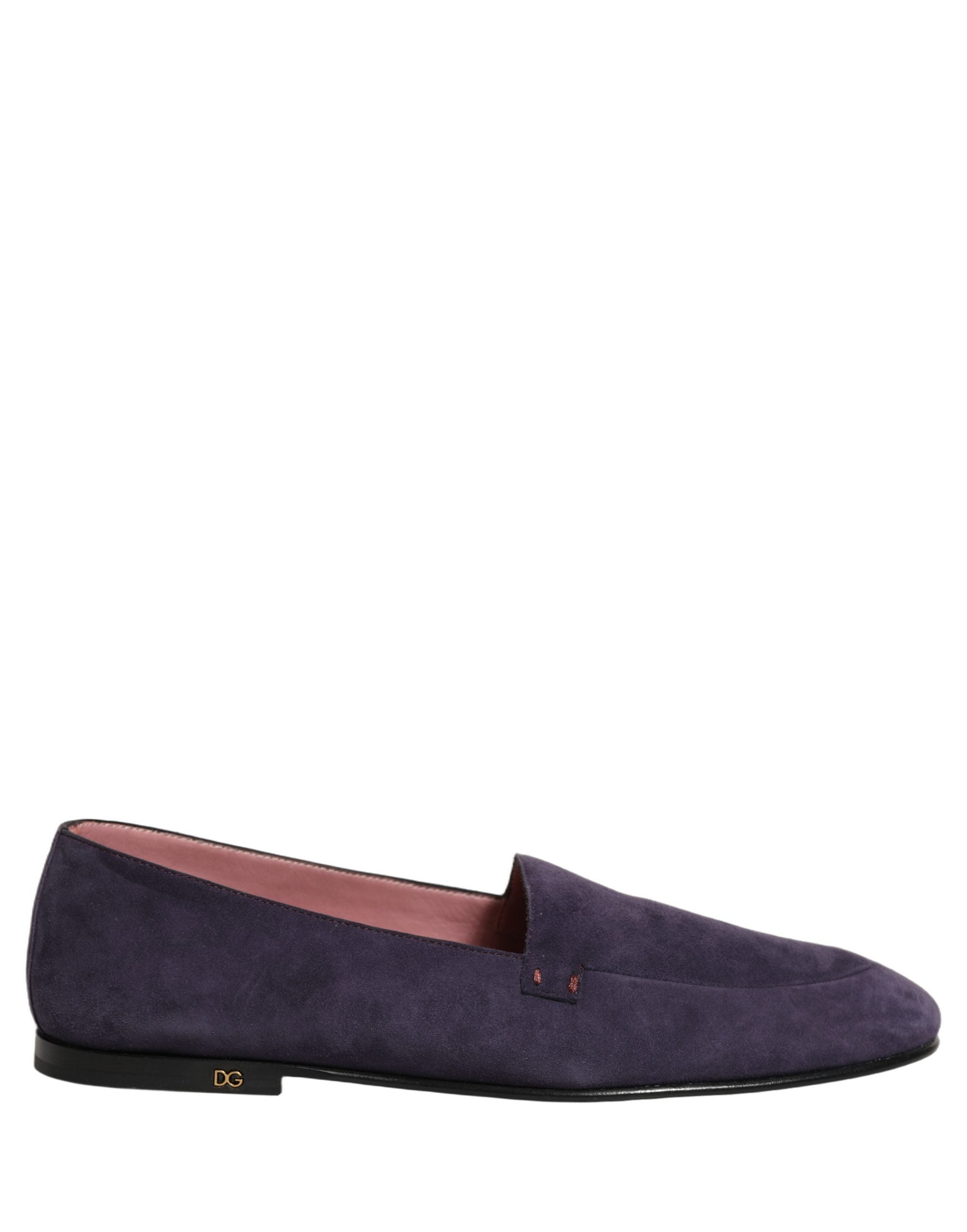Dolce & Gabbana Violette Samt Loafer-Slipper für Herren