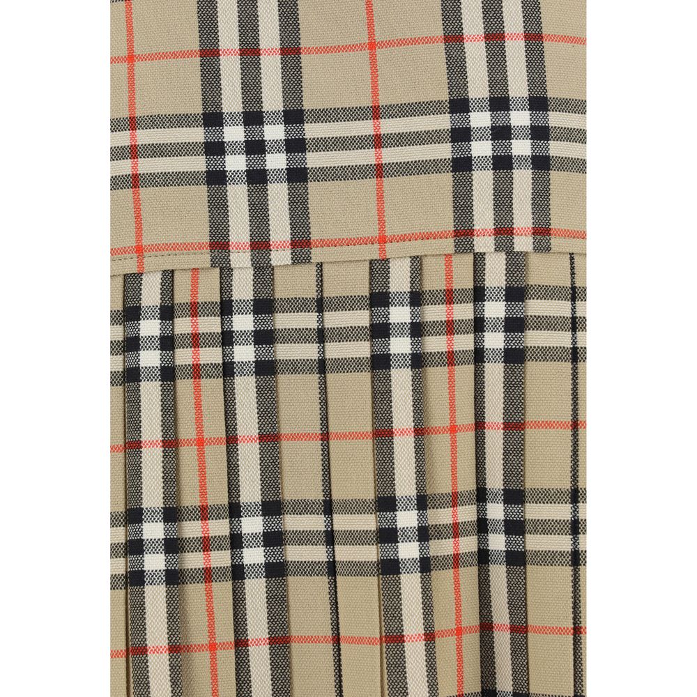 Burberry Beige Wool Oves Aries Minirock