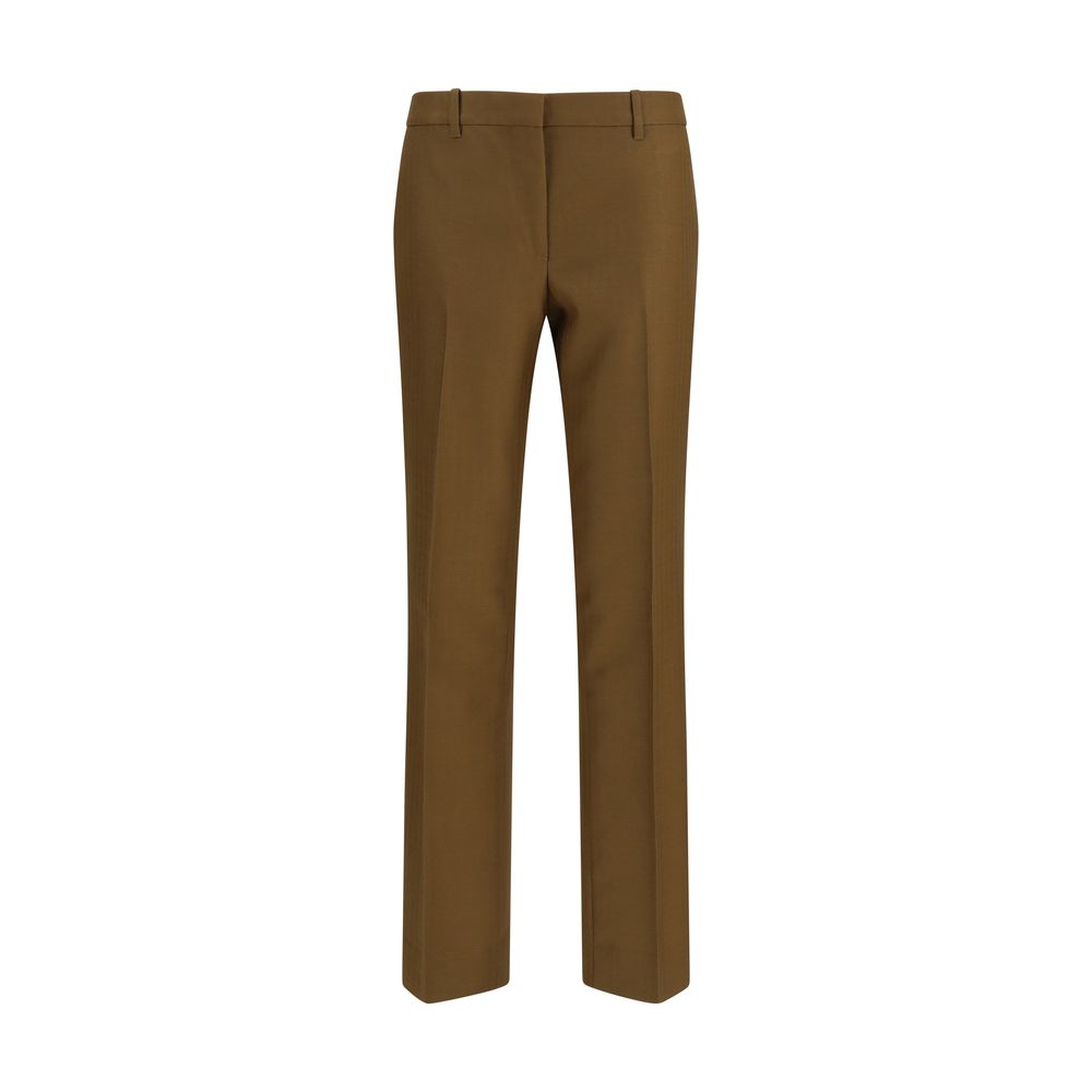 Burberry Braune Hose Aries aus Wolle