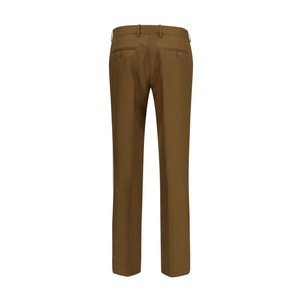 Burberry Braune Hose Aries aus Wolle