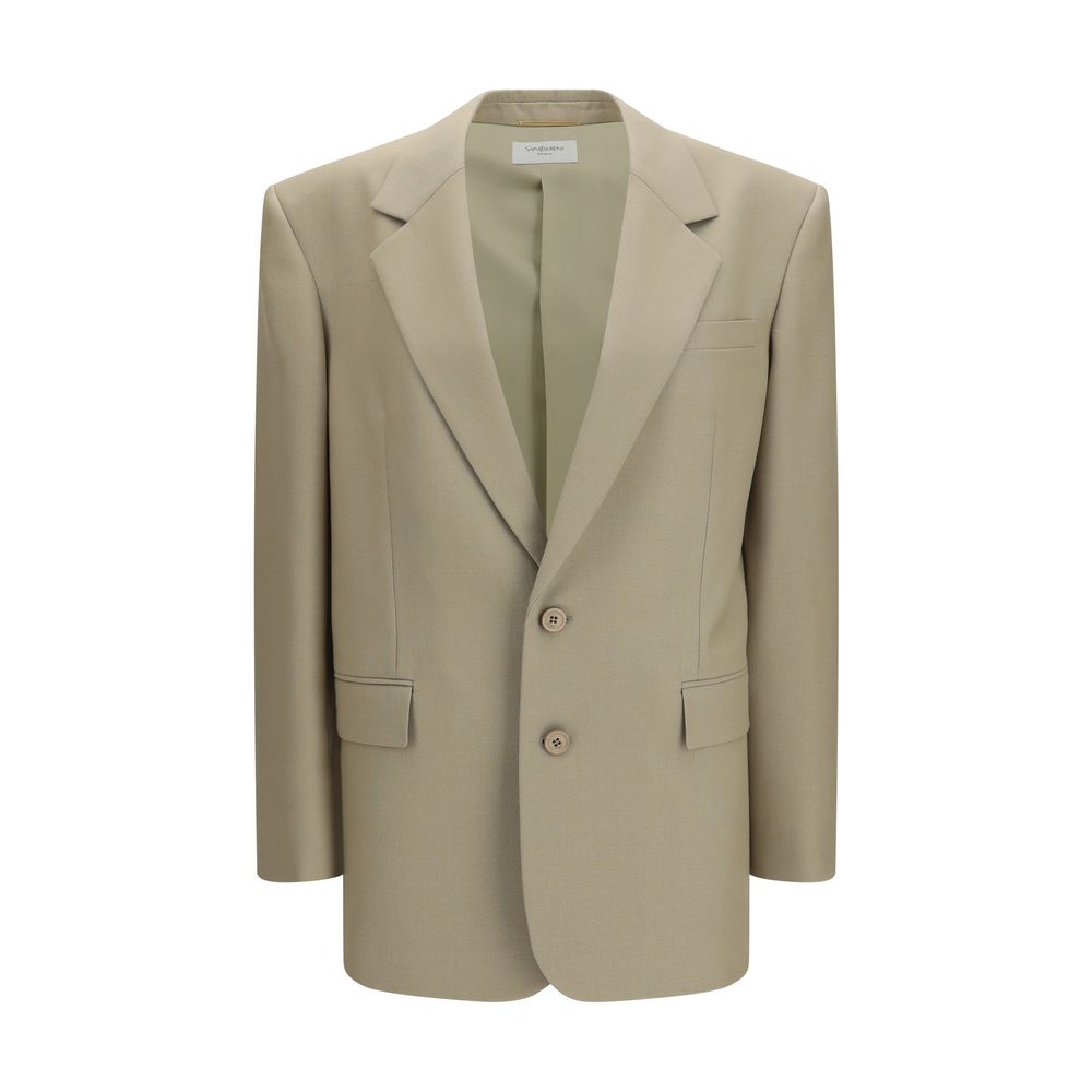 Saint Laurent Beige Woll-Blazer Oves Aries