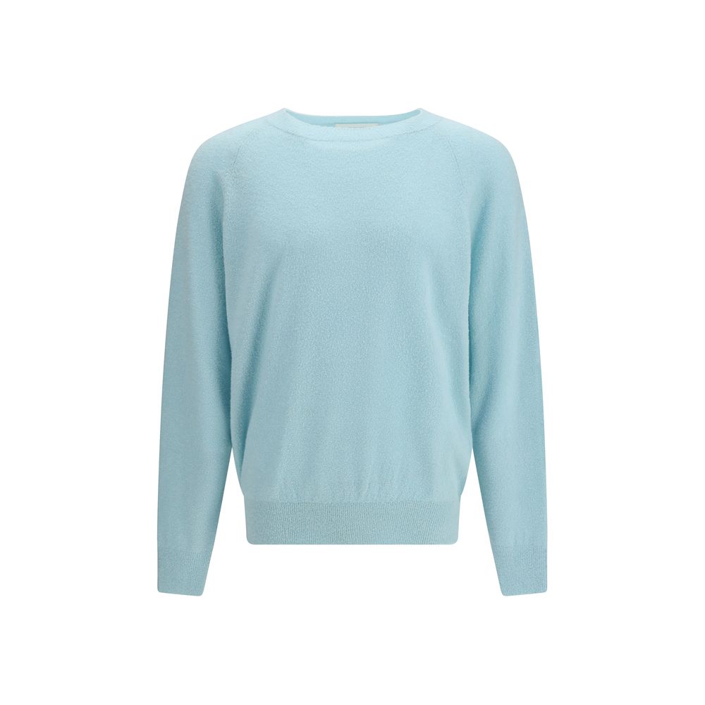 Umit Benan Blaues Seiden-Sweatshirt
