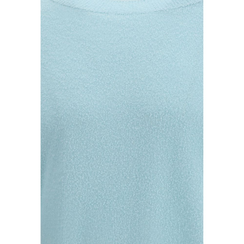 Umit Benan Blaues Seiden-Sweatshirt