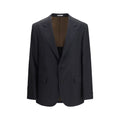 Brunello Cucinelli Schwarze Oversize-Jacke aus Wolle Oves Aries