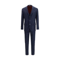 Brunello Cucinelli Blauer Wollanzug Oves Aries Zweiteiler
