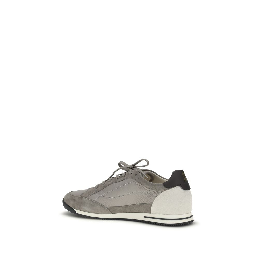 Brunello Cucinelli Graue Hirschleder-Sneaker