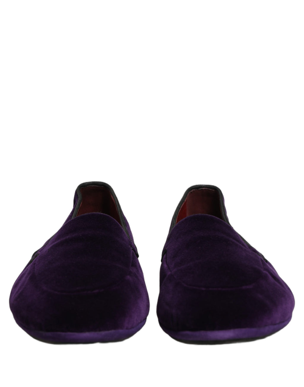 Dolce & Gabbana Violette Samt Loafer-Slipper für Herren