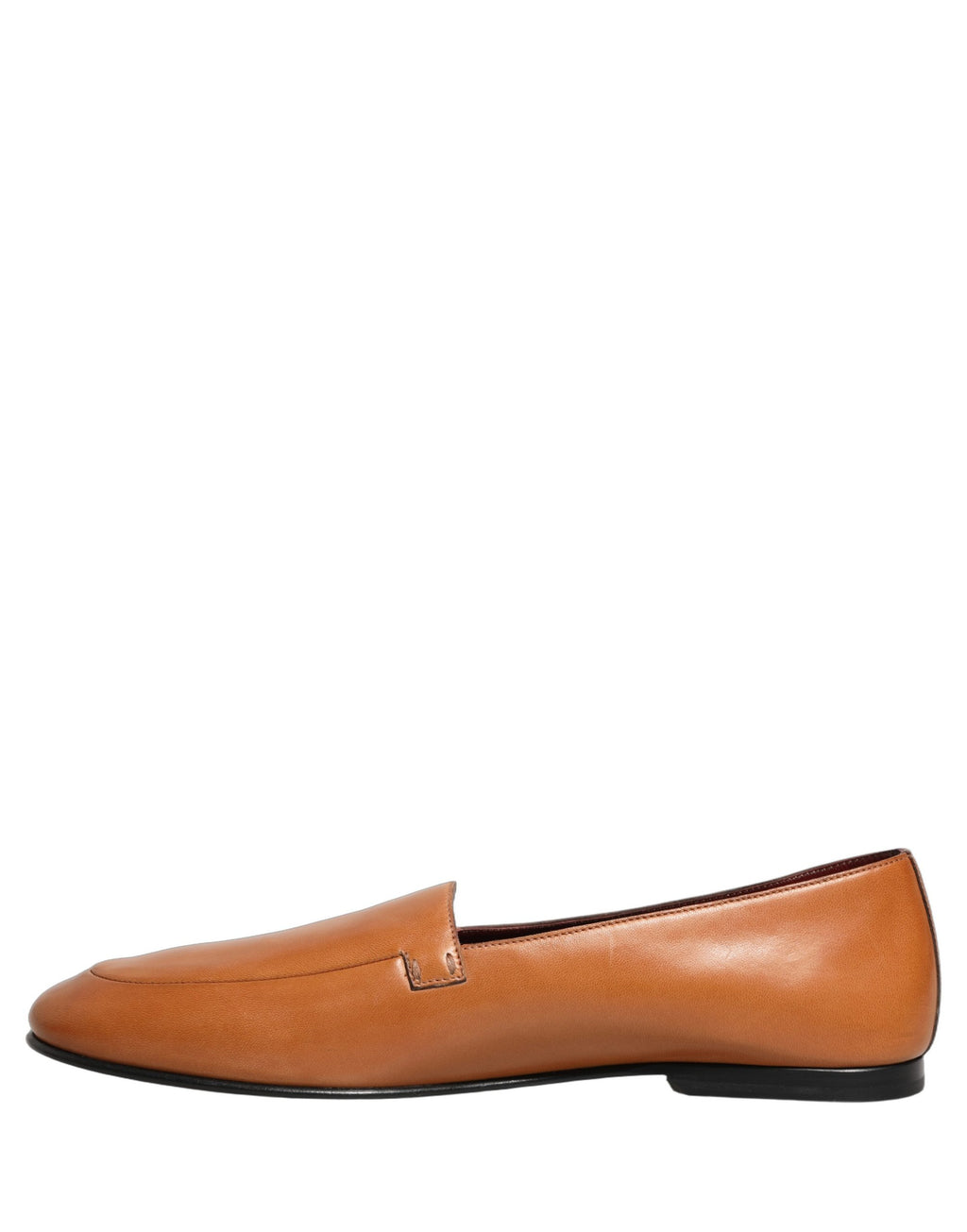 Dolce & Gabbana Braune Leder Loafer mit Logo für Herren