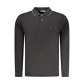 Coveri Moving Schwarzes Herren-Poloshirt aus Baumwolle