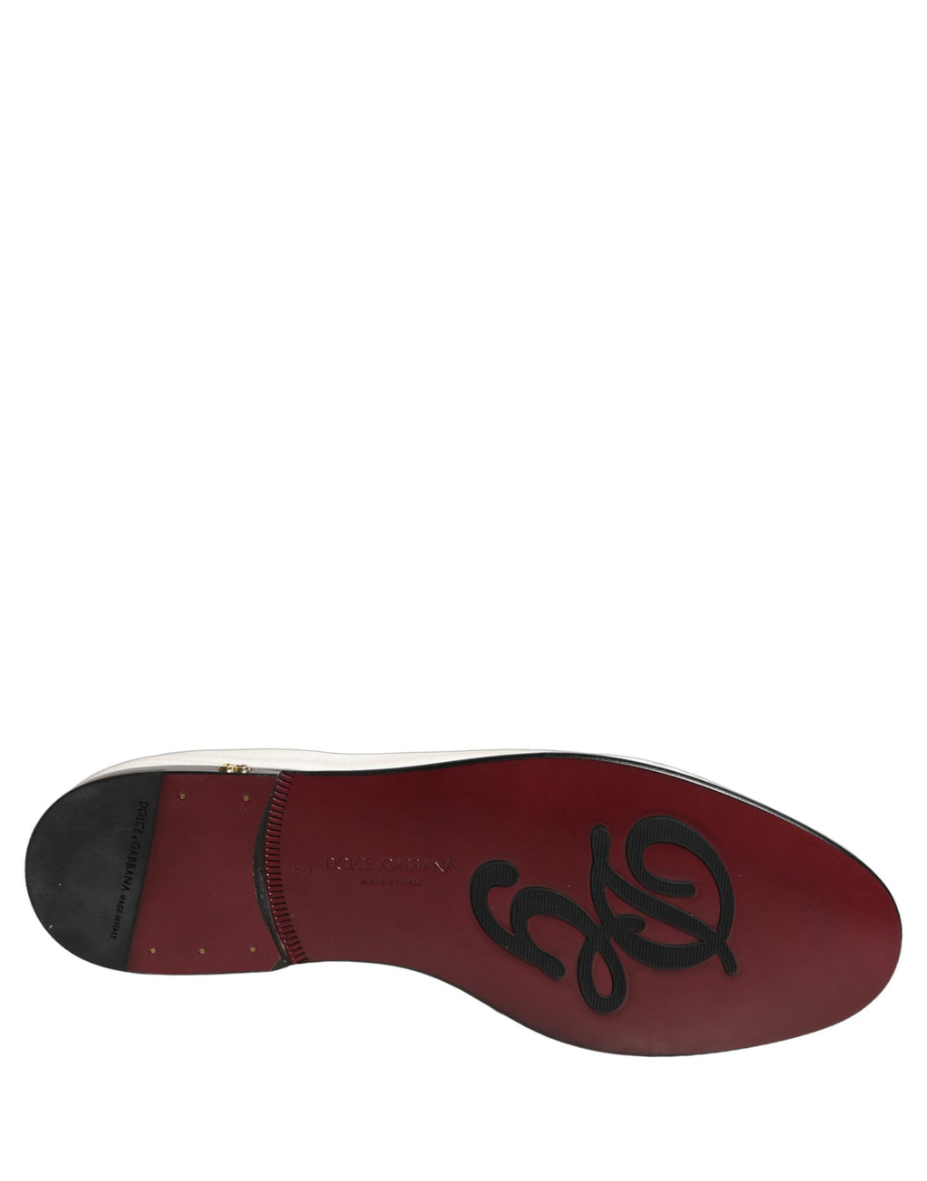 Dolce & Gabbana Weiße Samt-Slipper für Herren, Loafer-Schuhe