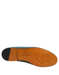 Dolce & Gabbana Blaue Leder Loafer mit Logo für Herren