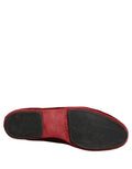 Dolce & Gabbana Burgundfarbene Samt-Slipper für Herren