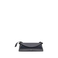 Jil Sander Schwarze Bos Taurus Kalbsleder Schultertasche