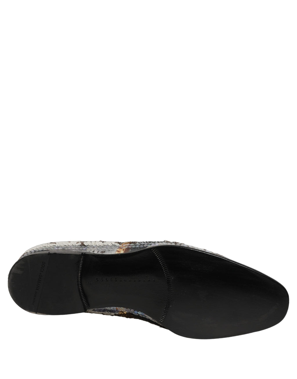 Dolce & Gabbana Multicolor bestickte Loafer mit Pailletten