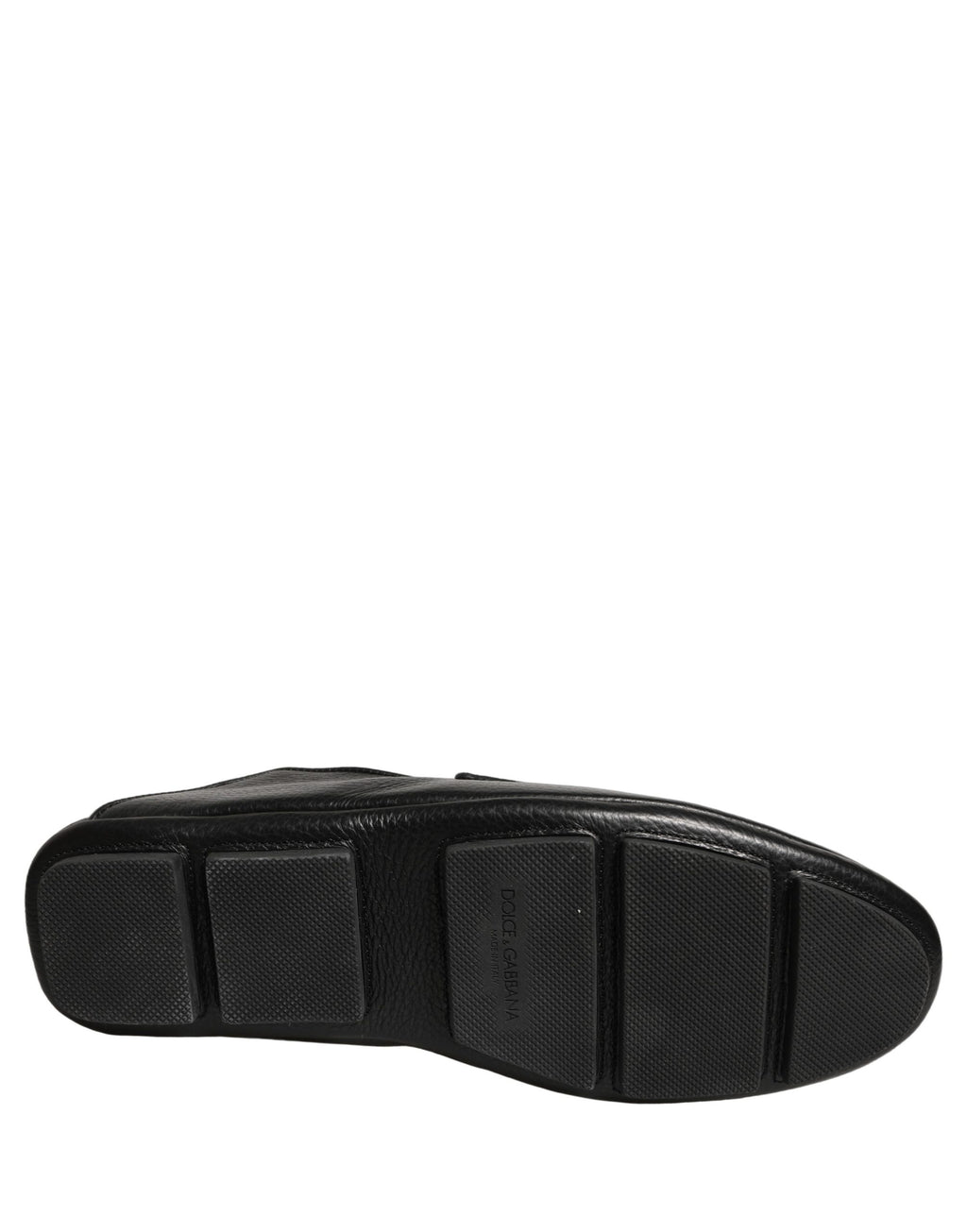 Dolce & Gabbana Schwarze Mokassins aus Hirschleder