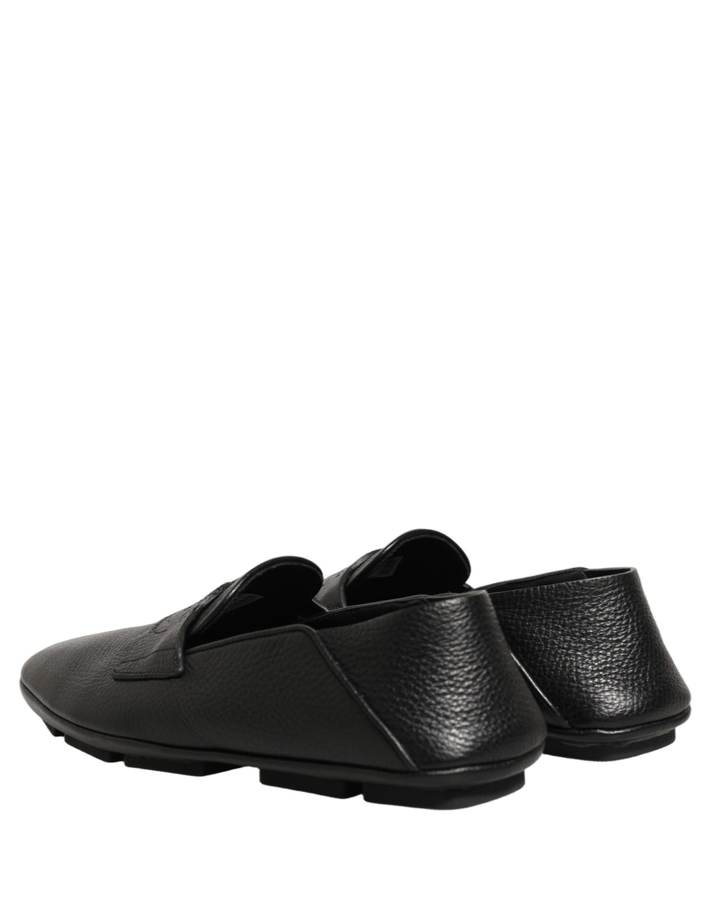 Dolce & Gabbana Schwarze Mokassins aus Hirschleder