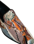 Dolce & Gabbana Multicolor bestickte Loafer mit Pailletten